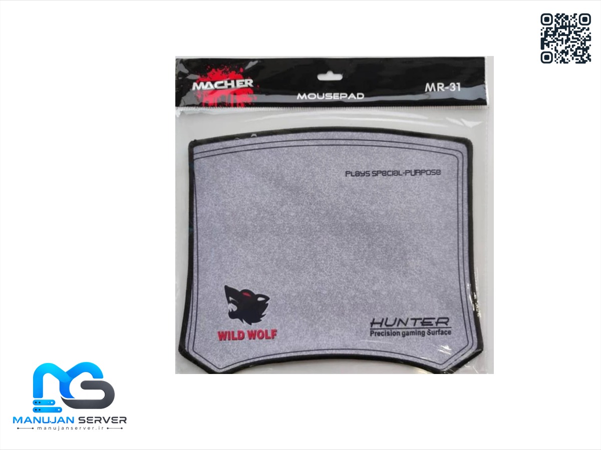 ماوس پد wild wolf مچر مدل MR-31